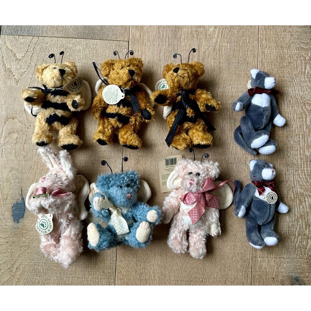 Boyds Bears Archive Collection Lot Pinkle B Bumbles Bumble Bee Ornaments Plush